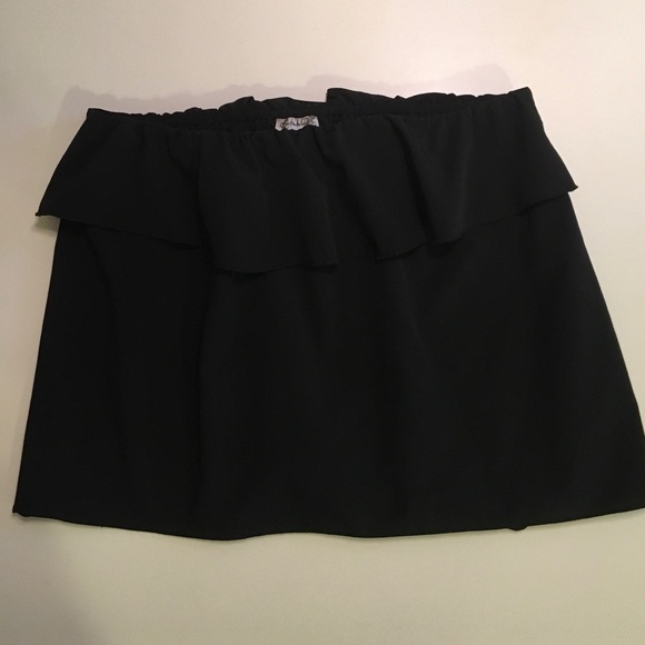 Free People Woven Ruffle Flounce Top - Picture 3 of 4